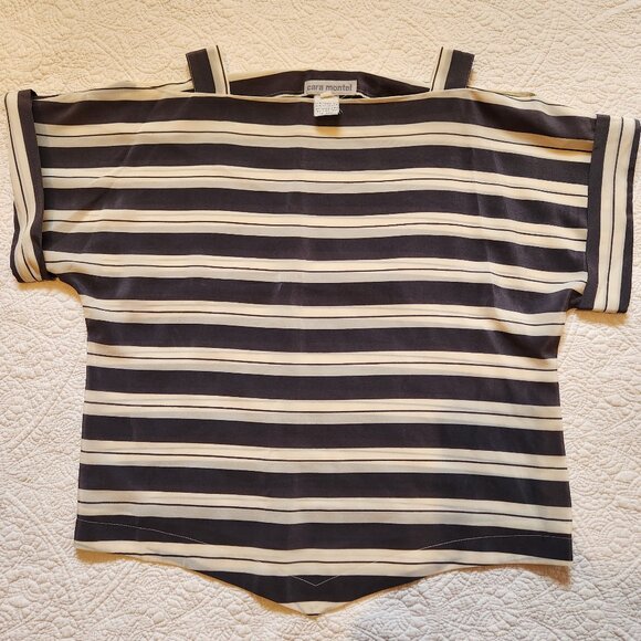 Vintage Cara Montel Blouse S/M - Picture 1 of 3